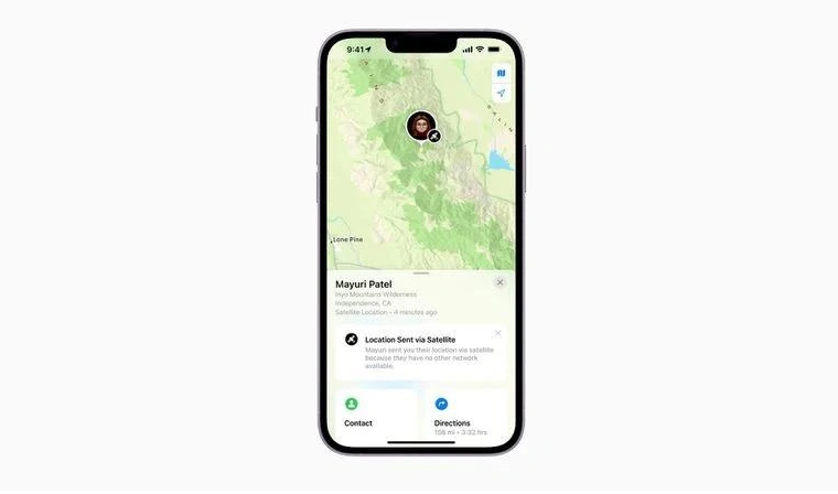 崇仁苹果14维修分享iPhone14系列中 FindMy功能通过卫星分享位置方法教程 